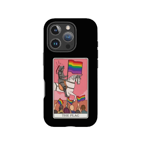 LGBTQ FLAG Tarot Card Finger for a Tarot Reader IPhone Cases