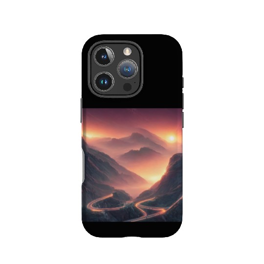Sunrise at the Tunnel View Point IPhone Cases