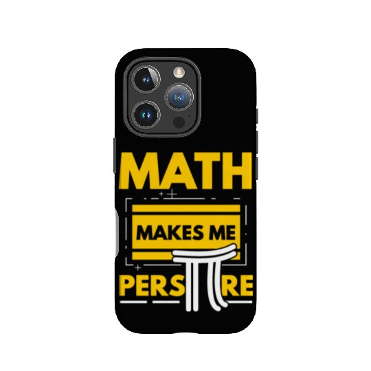 Math Makes Me Perspire Math Teacher Pi Day IPhone Cases