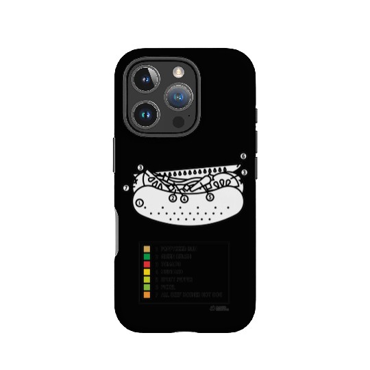 Chicago Dog Paint By Number IPhone Cases