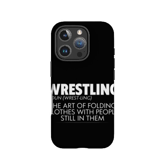 Wrestling, The Art Of Folding Clothes 2 IPhone Cases