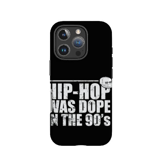 Hip Hop was Dope in the 90's Music Direction IPhone Cases