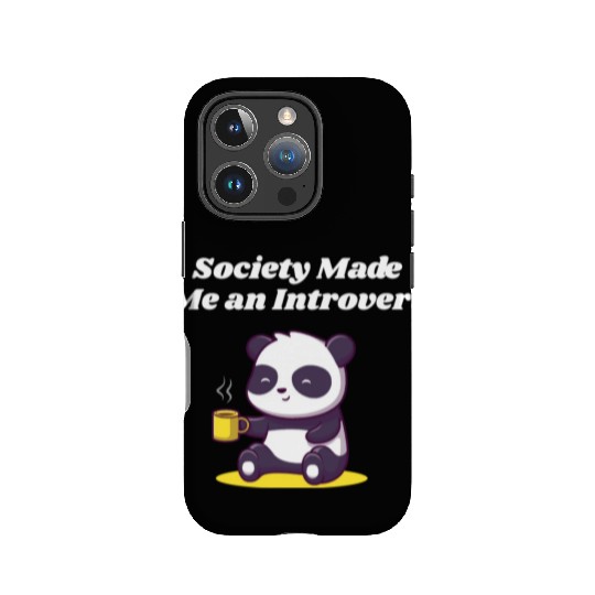 Handcrafted by Society Introvert Sayings Antisocia IPhone Cases