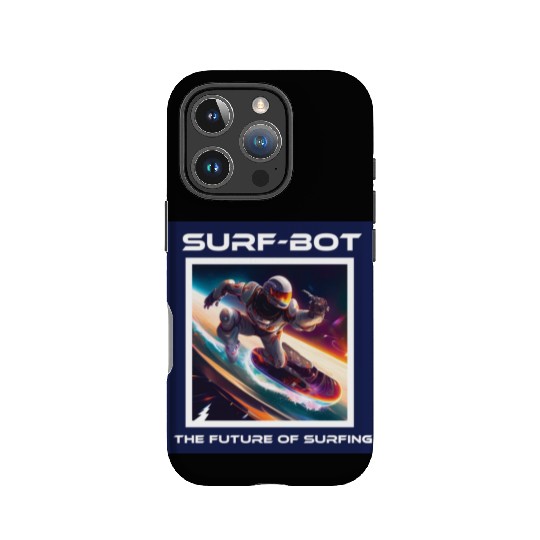 Robot Silver Surfer IPhone Cases