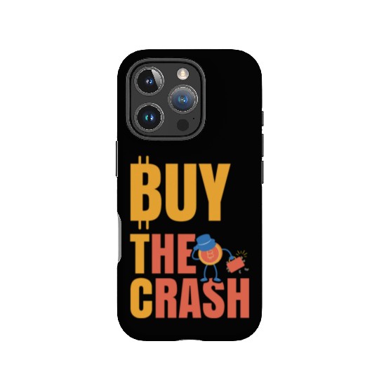 BTC Buy The Crash Crypto Bitcoin IPhone Cases