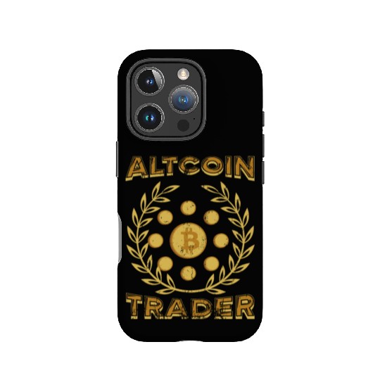 Altcoin Trader Crypto Bitcoin Blockchain Trader IPhone Cases