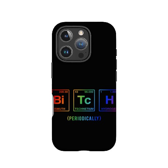 BITCH - written in elements of the periodic table IPhone Cases