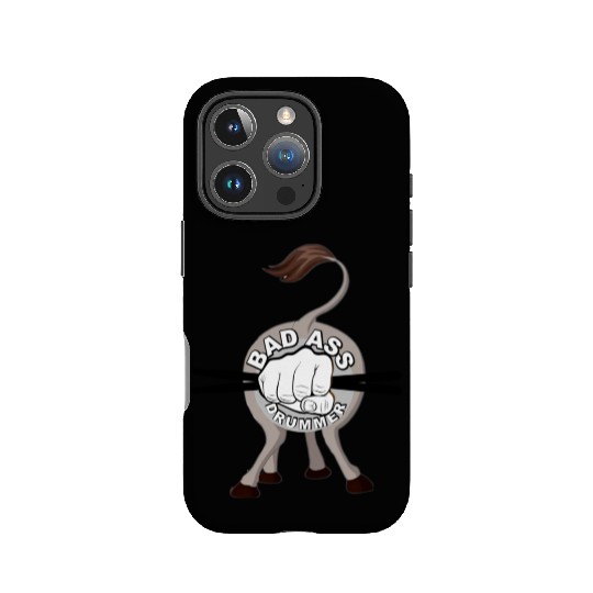 Bad Ass Drummer IPhone Cases