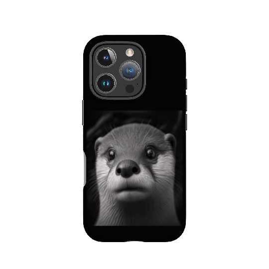 Fashionable Otter Design Cool Sea Otter With Blue IPhone Cases