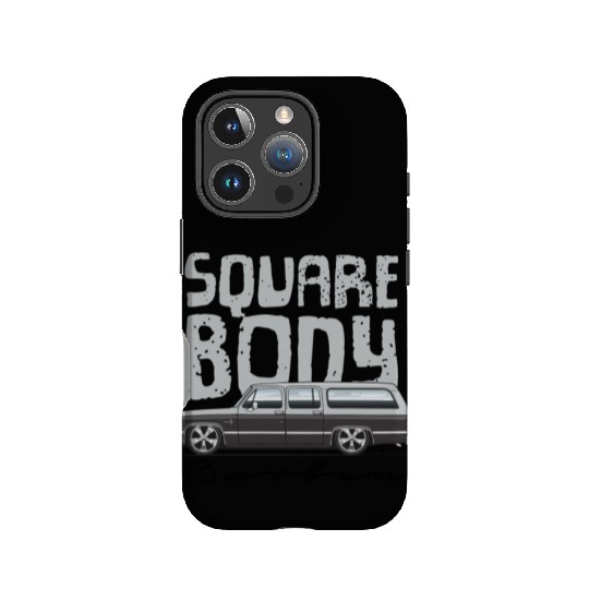 square body Light Silver IPhone Cases