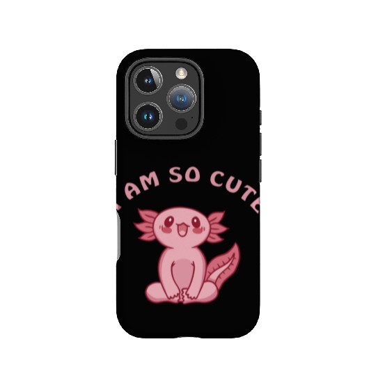 Sweet baby axolotl tail lurch aquaristics IPhone Cases