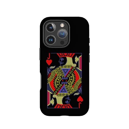 jack of hearts royal flush costume halloween playi IPhone Cases