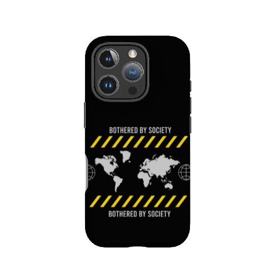 Bothered by Society IPhone Cases