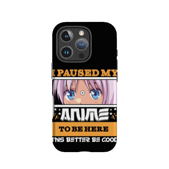 Funny anime design for manga and anime fans IPhone Cases