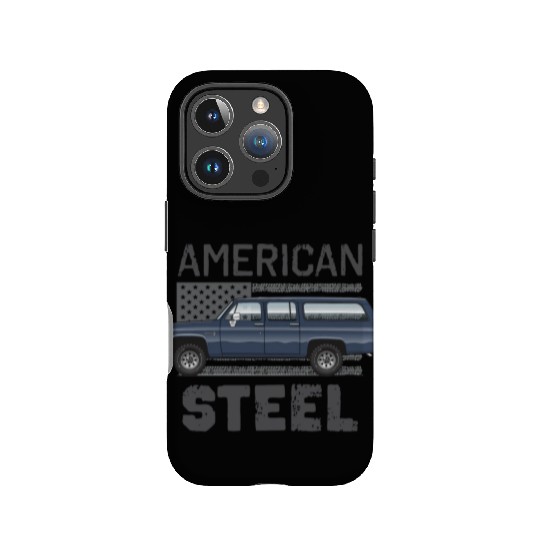 american steel Midnight Blue IPhone Cases