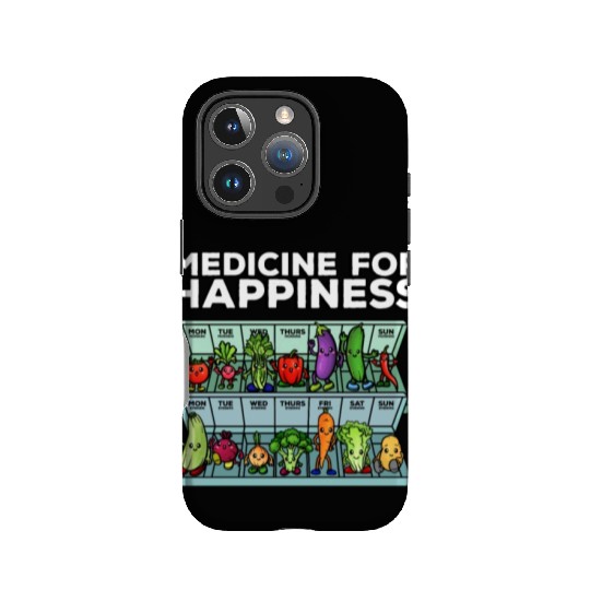 Medicine For Happiness Vegetable Dose Daily IPhone Cases