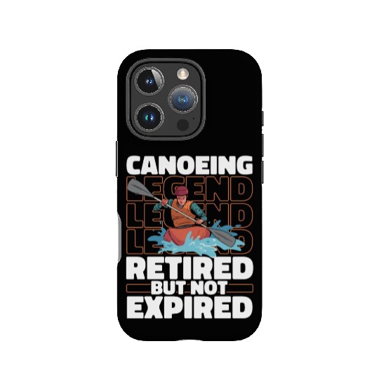 Canoe Canoeing Canoeist Retired IPhone Cases