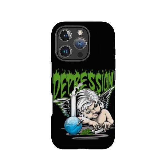 Depression Angel IPhone Cases