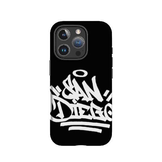 San Diego City Graffiti Street Art Handstyle USA H IPhone Cases