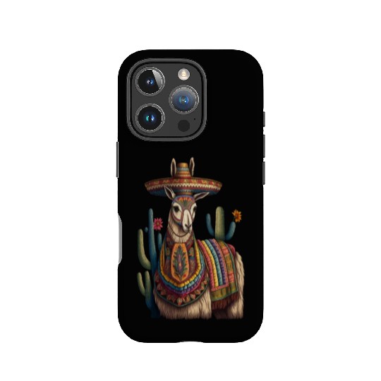 Cute Llama Animal Lovers Mexican Llama Mexican IPhone Cases