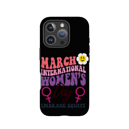 International Women's Day 2023 Theme Embrace Equit IPhone Cases