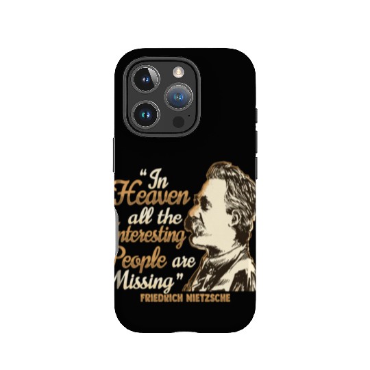 Nietzsche Quote Design for a Philosophy Student IPhone Cases