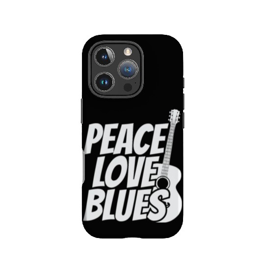 Peace Love Blues Music Trumpet IPhone Cases