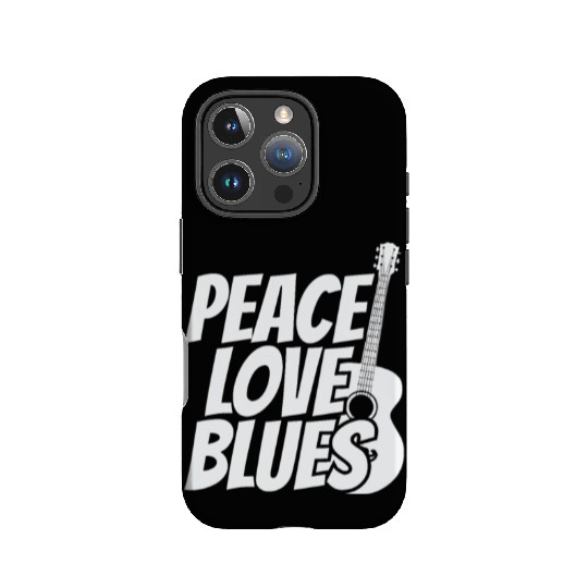 Peace Love Blues Music Trumpet IPhone Cases