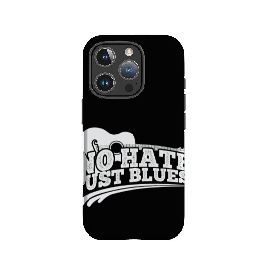 No hate just Blues Music Trumpet IPhone Cases