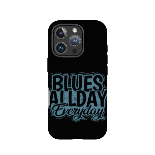 Blues all Day Everyday Music Trumpet IPhone Cases