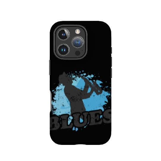Blues Saxophone Music Trumpet IPhone Cases