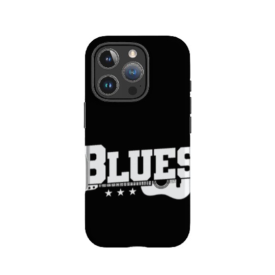 Blues with Guitar Music Trumpet IPhone Cases