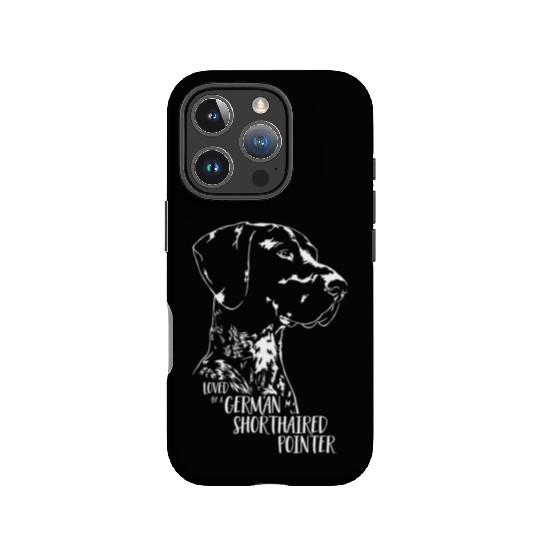 Loved by a German Shorthaired Pointer dog mom IPhone Cases