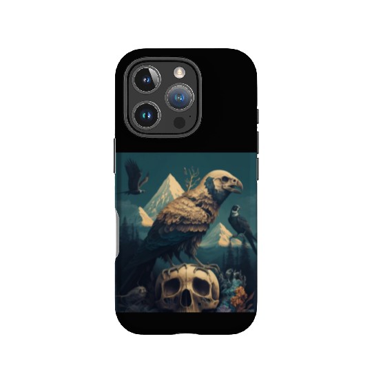 The Skull and the Eagle: A Mountainous Tale... IPhone Cases