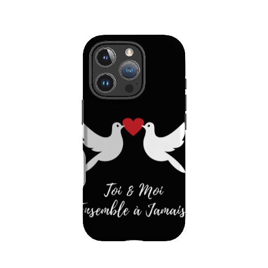 Idée cadeaux couples :Toi et moi ensemble à jamais IPhone Cases