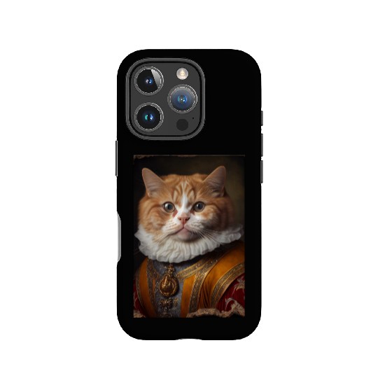 Munchkin Cat Breed Portrait Royal Renaissance Anim IPhone Cases