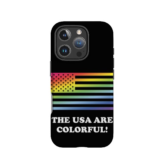 The USA Are Colorful! (Stars And Stripes) IPhone Cases