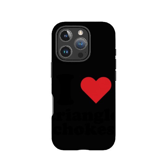I Love Triangle BJJ Gear IPhone Cases