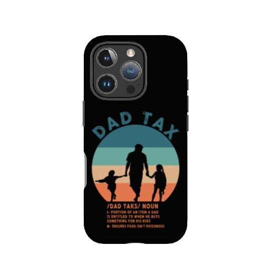 Vintage Dad Tax Definition Men Funny Father's Day IPhone Cases