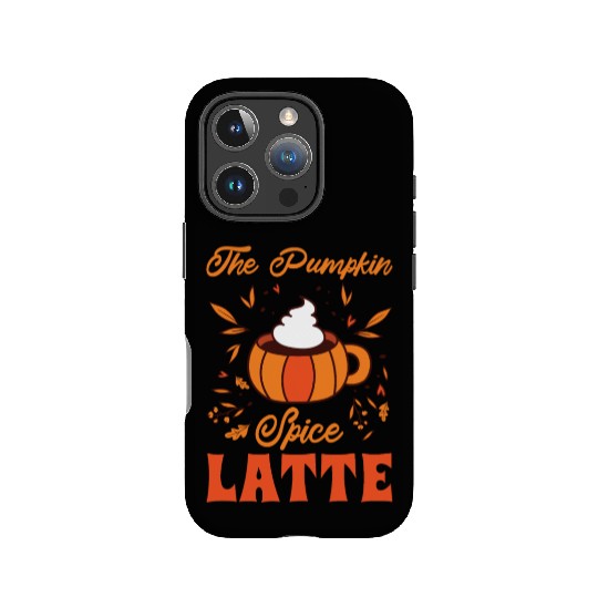 Pumpkin Spice Latte Halloween Coffee Lover Tarot IPhone Cases