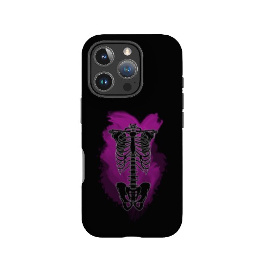 Neon Skeleton Rib Cage IPhone Cases