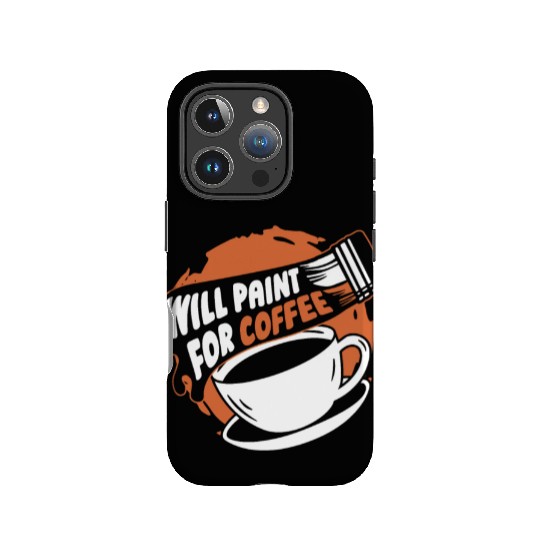 Painter Painting Coffee IPhone Cases