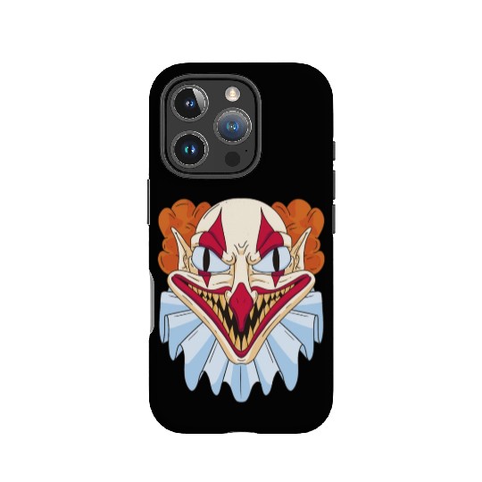 Scary creepy clown smile Scary creepy clown smile IPhone Cases