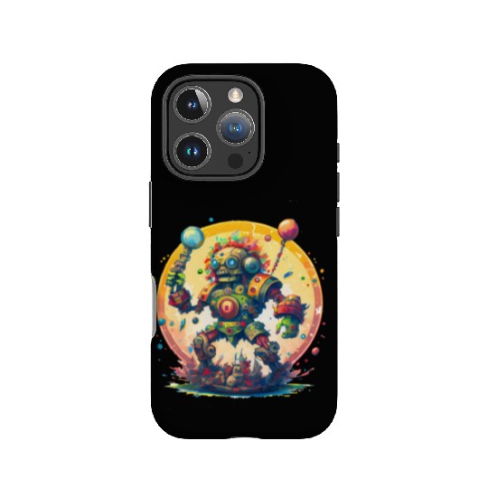Inca,Maya robot warrior IPhone Cases