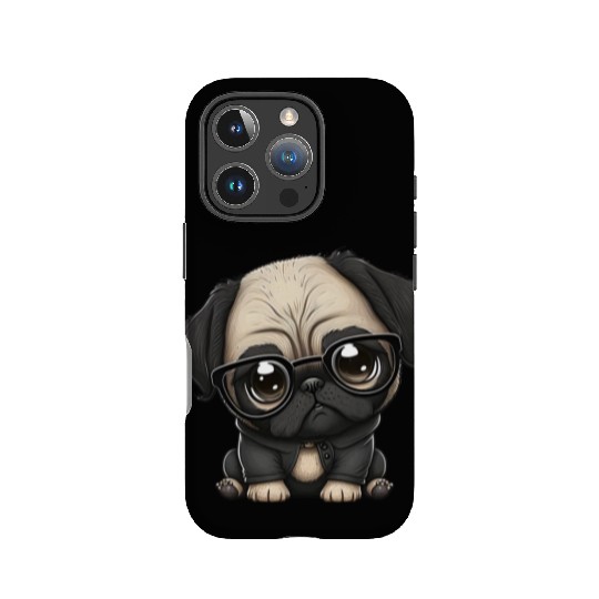 Sweet cute cartoon pug IPhone Cases