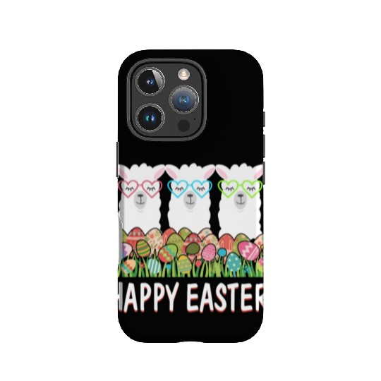 Happy Easter Eggs Easter Llama Alpaca Bunny IPhone Cases