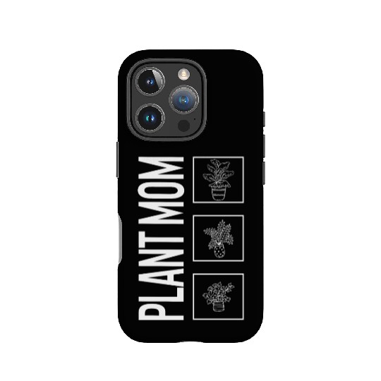 Plant Mom, Garden Plant Gardening Lover Botanist IPhone Cases