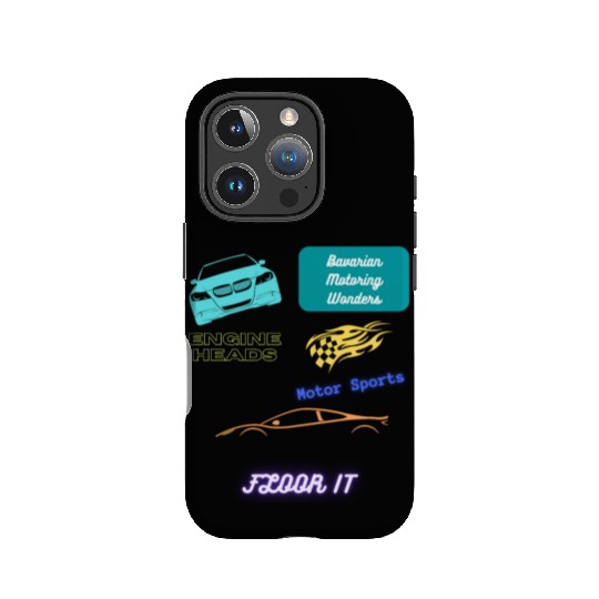 Car racing team design IPhone Cases