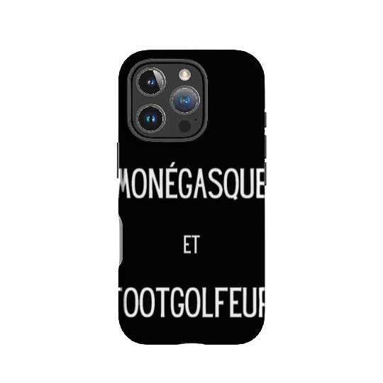 Monegasque et footgolfeur IPhone Cases