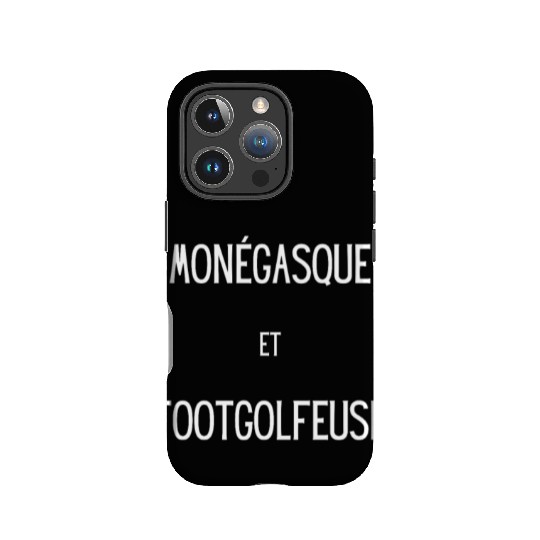 Monegasque et footgolfeur IPhone Cases